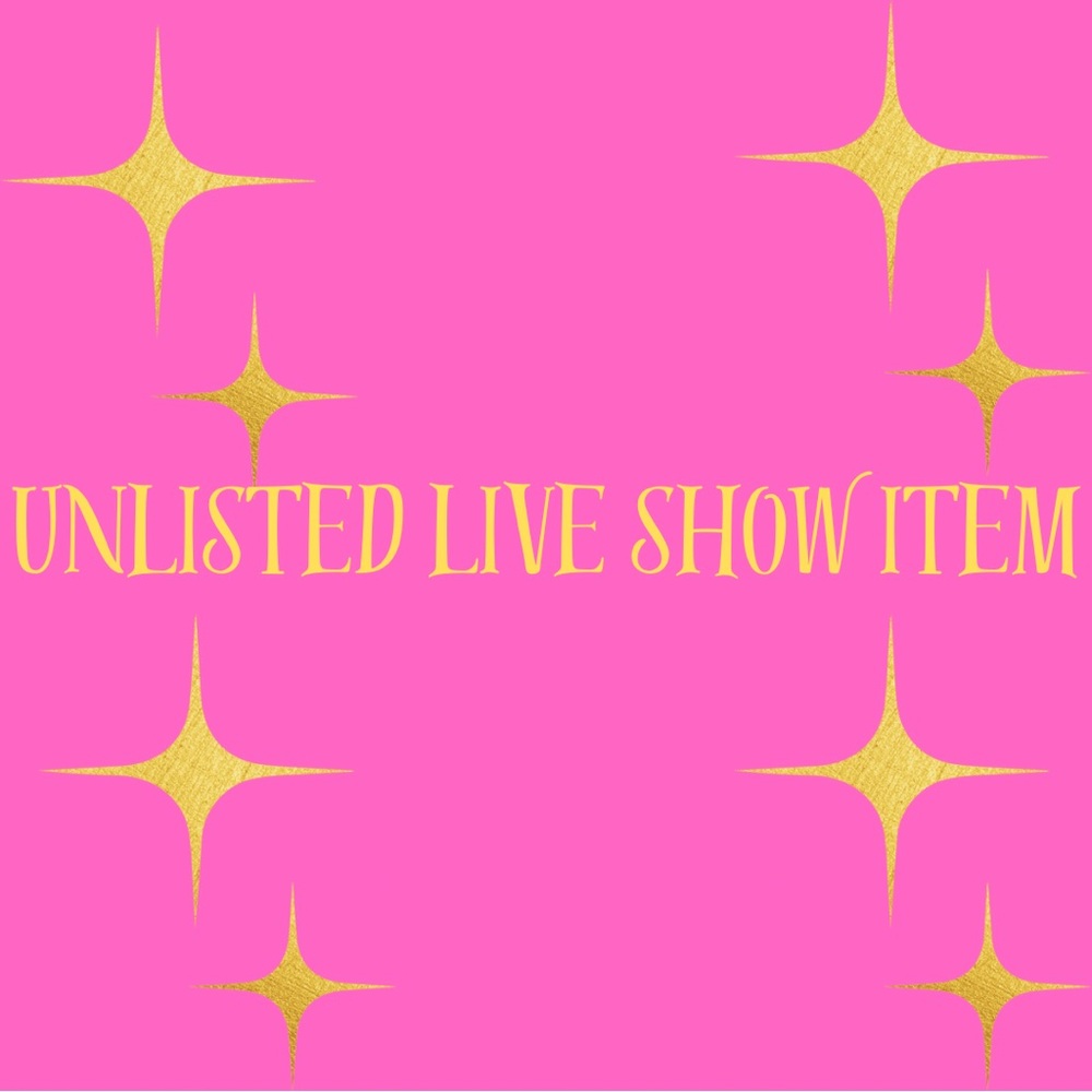 Unlisted items for‎ show $3